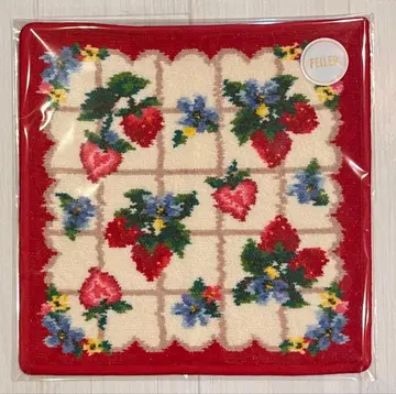 새상품 미사용 페이러 스트로베리 필드 쁘띠 손수건