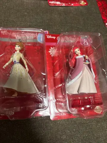 디즈니 프린세스 피규어 2체 세트