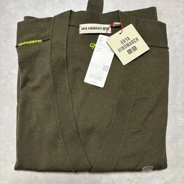 ANYA HINDMARCH 가디건 M 사이즈 올리브 그린