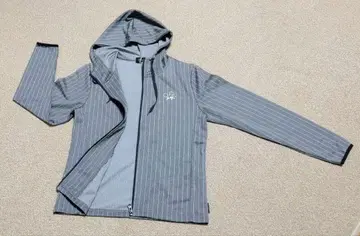 미키 스트라이프 후드 부착 후드티