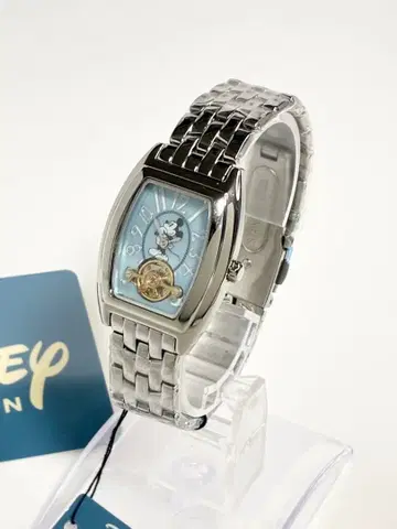 Disney 미키마우스 자동 와인딩 손목시계 남성용 쉘 다이얼 작동품