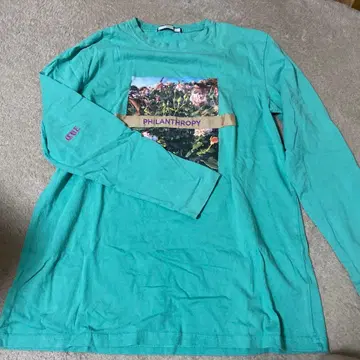 jouetie 프린트 롱 T 그린