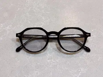 크라운 판토 아세테이트 조각심 고품질 안경 프레임 그레이 35% 렌즈