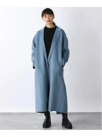 JEANASIS 블루 롱 코트