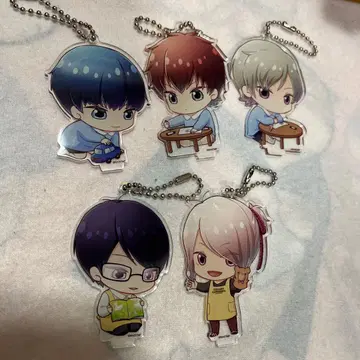 SD 캐릭터 아크릴 키링 5개 세트