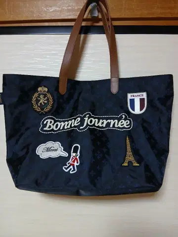 러셋 와펜 토트백