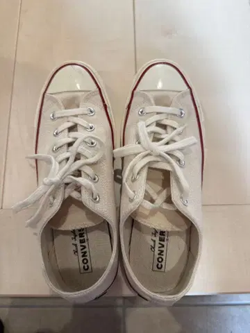 CONVERSE ct70 로우컷 스니커즈 크림