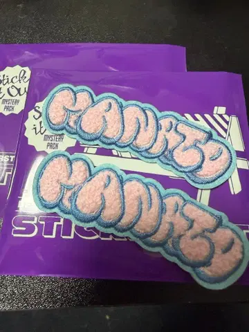 MANATO 복슬복슬 자수 스티커 세트