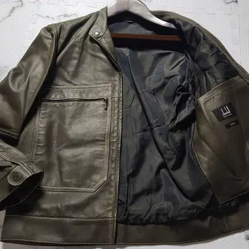 컨디션 최상 dunhill 라이더 자켓 최고급 이탈리아제 램 가죽
