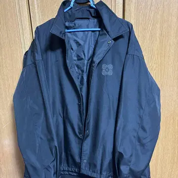 블랙 나일론 자켓