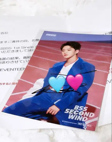 SEVENTEEN BSS 세부치 부석순 호시 친필 사인