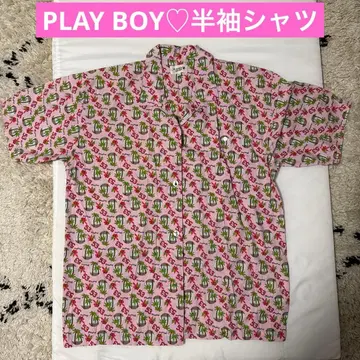 초레어 Playboy 반팔 셔츠