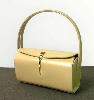 레어 황실 납품 HAMANO 하마노 가죽공예 포멀 백 베이지