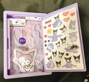 쿠로미 보관 케이스 씰 포함 굿즈 묶음 판매 DAISO