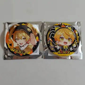 앰프 랜덤 캔뱃지 아키 2개 세트