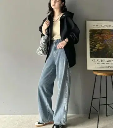 Classical Elf 마쉬멜로우 촉감 종이상자 big 실루엣 후드티