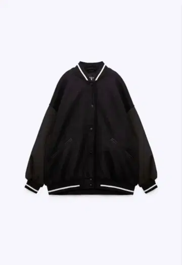ZARA 콤비 소재 봄버 자켓 택 포함