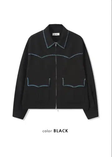 리버스 스티치 레이어드 더블 지퍼 자켓