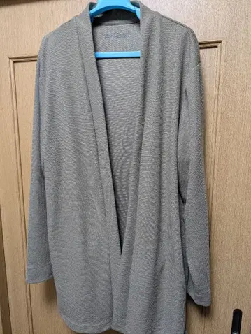 롱 가디건 카키