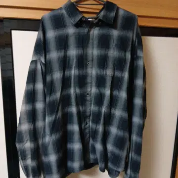 ELEMENT 체크 무늬 긴팔 셔츠 XL