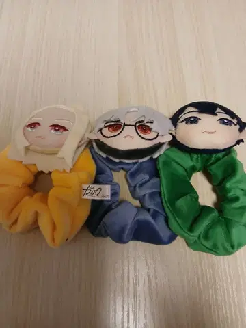 카리스마 미니! 봉제 인형 포함 스크런치 3개 세트