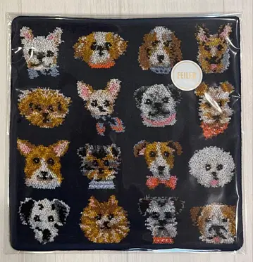 새상품 미사용 러브러리 바이 페이 리드 도기 손수건