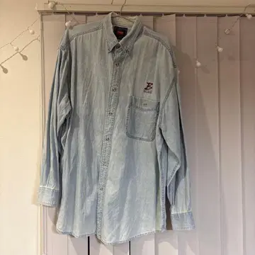 Wrangler 버튼업 셔츠 XL 라이트 블루