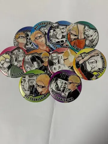 츠키시마 케이 캔뱃지 HEROES 컴플리트 세트