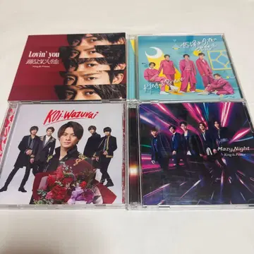 King & Prince CD&DVD 4장 세트