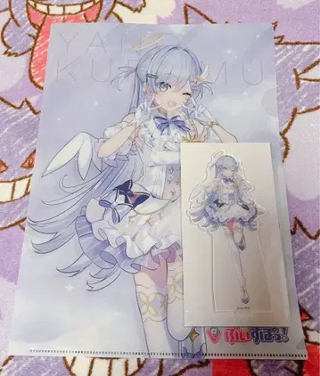 브이스포! 요노 쿠로무 훼미리마트 콜라보 아크릴 스탠드 클리어 파일