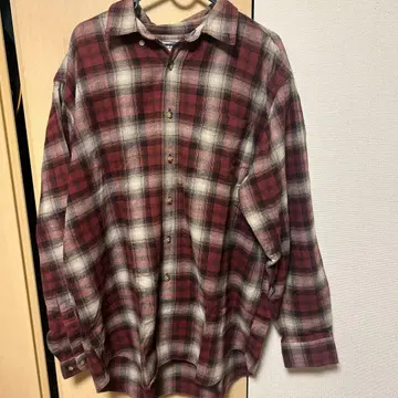 L.L.Bean 체크 무늬 플란넬 셔츠 L 사이즈