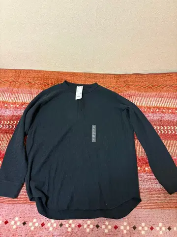 유니클로 UNIQLO 와플 헨리넥 T셔츠 긴팔 5벌 세트 판매