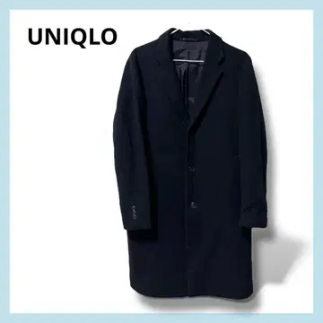 [ 새상품급 ] UNIQLO 네이비 체스터 코트 S 남성용