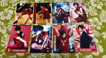 하이큐!! 쿠로오 테츠로 콘도 쇼리 브로마이드 8장