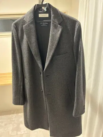 [ 새상품급 ] BEAUTY&YOUTH 다크 그레이 체스터 코트