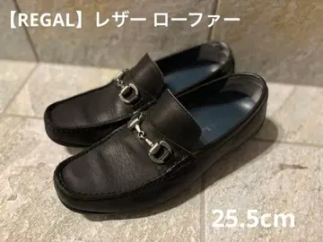 [ REGAL ] 가죽 로퍼 금속 버클 포함