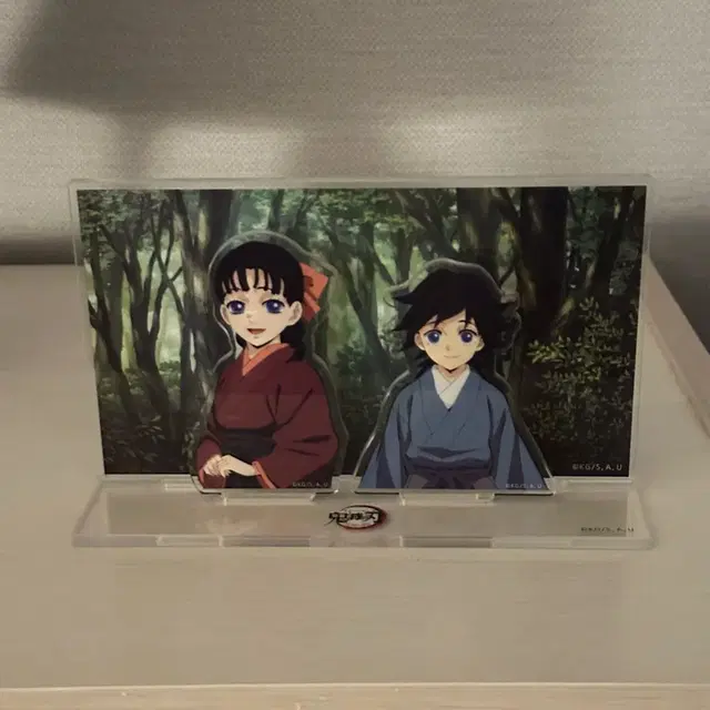 귀멸의칼날 기유 유년시절 디오라마 아크릴 스탠드