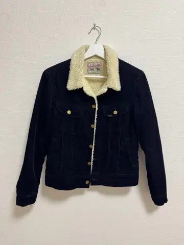 Lee Storm Rider 보아 카라 부착 데님 자켓