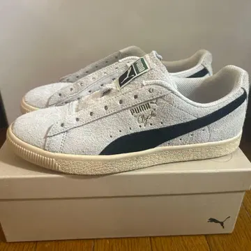 PUMA CLYDE HAIRY SUEDE SEDATE GRAYC
