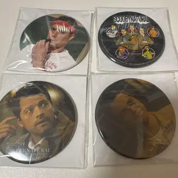 슈퍼내추럴 코토부키야 복권 캔 마그넷 4종 세트