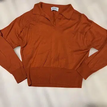 JOHN SMEDLEY 존스메들리 울 100% 카라 부착 니트 S