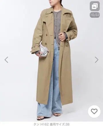 [새상품급] AP STUDIO Basic 나일론 트렌치코트 사이즈/36