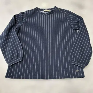 crocodile 크로커다일 스트라이프 긴팔 상의 네이비