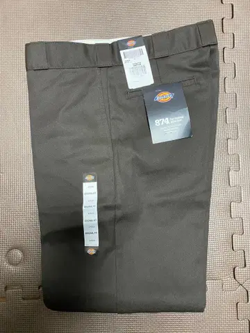 미사용 새상품 디키즈 874 다크 브라운 W32 L32