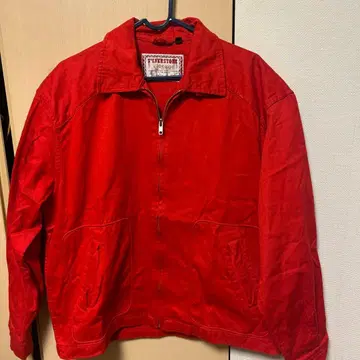 S'ilverstone 빈티지 레드 자켓 M 사이즈