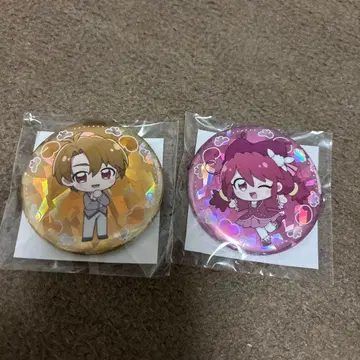 신비한 별의 쌍둥이 공주 파인 브라이트 캔뱃지 낙콜레 쌍둥이 공주