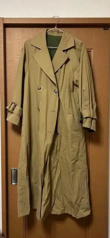 ameri vintage 코르셋 리버서블 트렌치코트