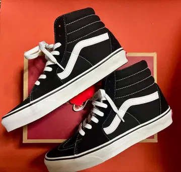Vans Sk8-Hi 스케하이 블랙/화이트 새상품