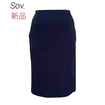 새상품 택 소브 타이트 스커트 블랙 38 고급 미라인 일본제 출퇴근 룩
