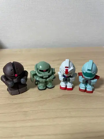 전 4종 컴플리트 기다림 건담의 경우